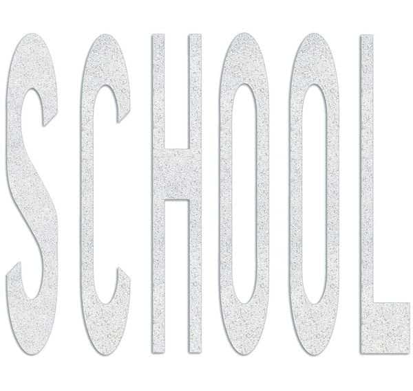 Preformed Thermoplastic, School, 90 mil