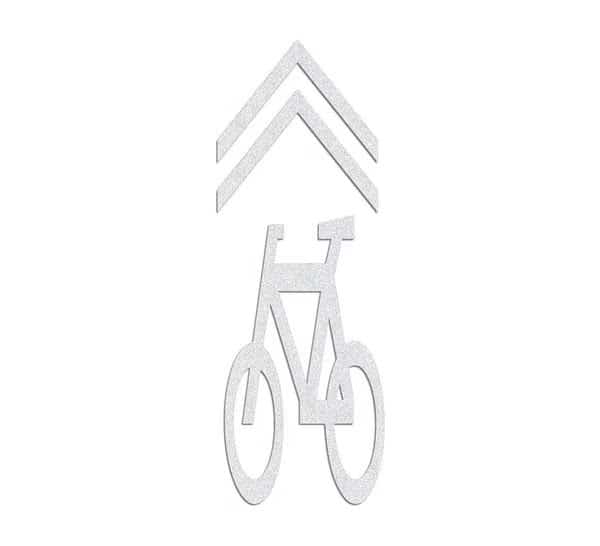 Pref. Thermoplastic, Bike Shared Lane, PK2, RAE, Mfr# PR-TH-3576