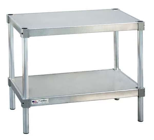 Fixed Work Table, Aluminum, 42" W, 15" D