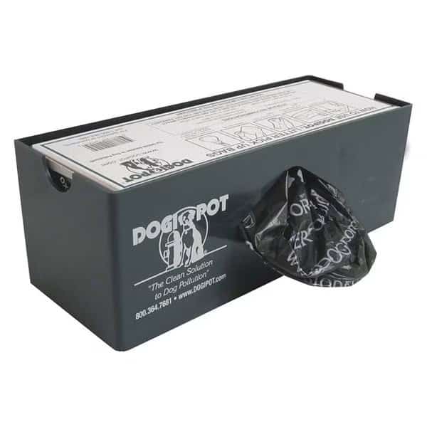 Bag Dispenser, Single Roll, Aluminum