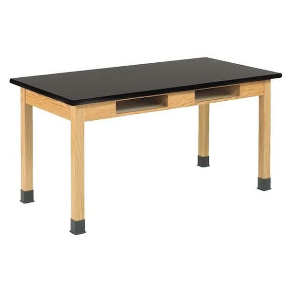 Compartment Table,Plastic Top,24"x54", Mfr#: D720LBBK36N, DIVERSIFIED WOODCRAFTS
