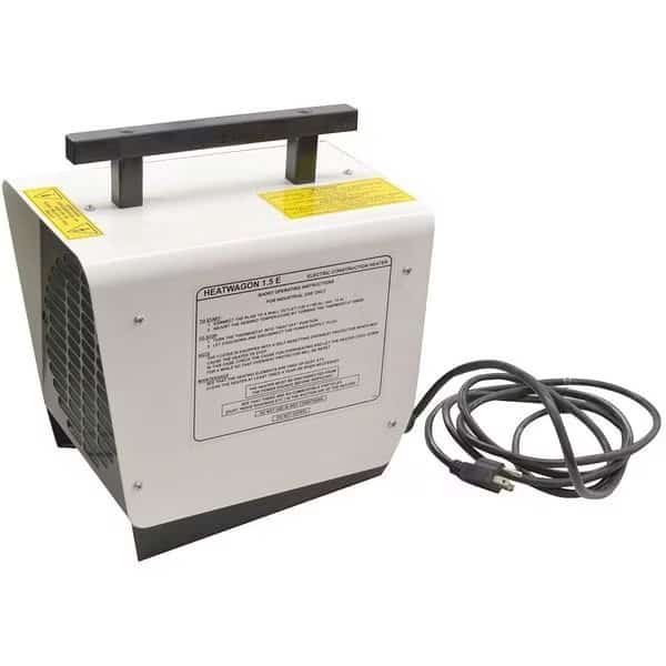 Electric Forced Air Heater, 7-1/2" Wx 13" L
