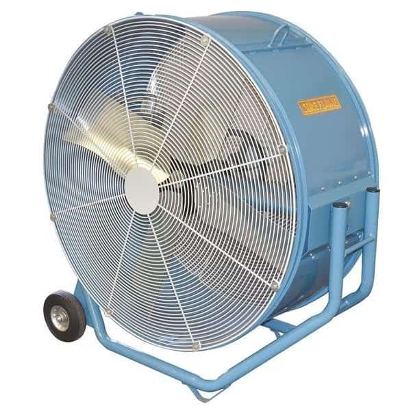 Drum Fan, 42 in Blade Dia, 50 in H x 24 in W, 1 Phase, 115V