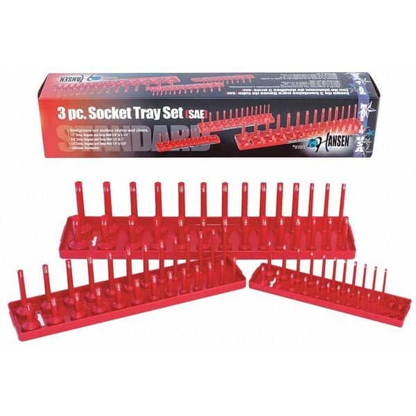 Socket Tray Set, SAE, 3 pcs