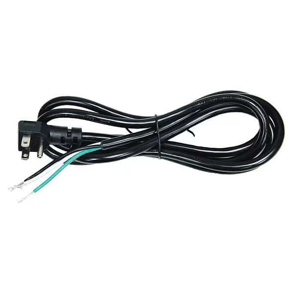 Power Cord with angle plug, Indoor, 6 ft.
