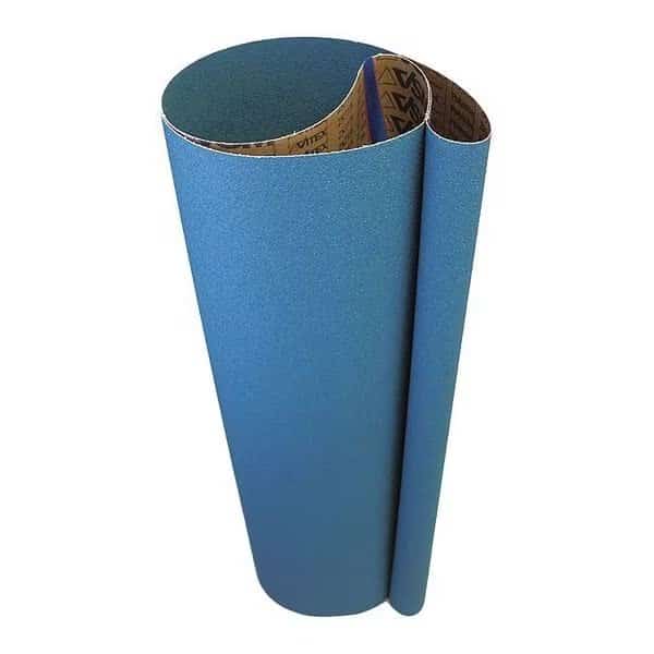 Abrasive Belt, 60 Grit, Zirc, 25 x 48", PK2, 25" W, 48" L, Coated, Zirconia, 60 Grit, Medium, ZK713X