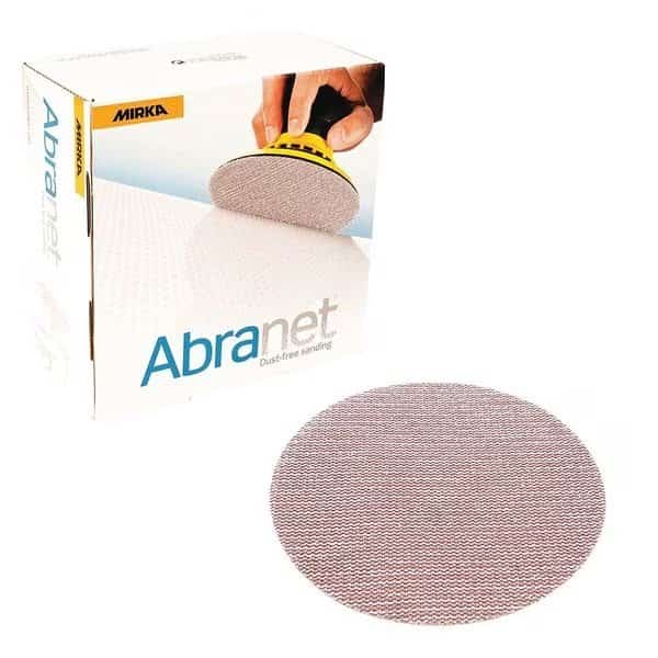 Mesh Grip, Disc, 8", P400 Grit, PK50, MIRKA, Mfr# 9A-252-400