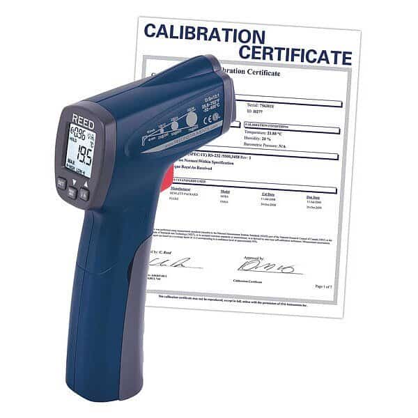 Compact Infrared Thermometer,12:1,752, Mfr#: R2300-NIST, REED INSTRUMENTS