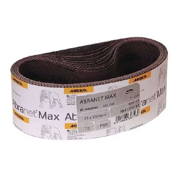 Net,Abrasive Belt,3x21",P150,PK10, Mfr#: AB-3-21-150T, MIRKA