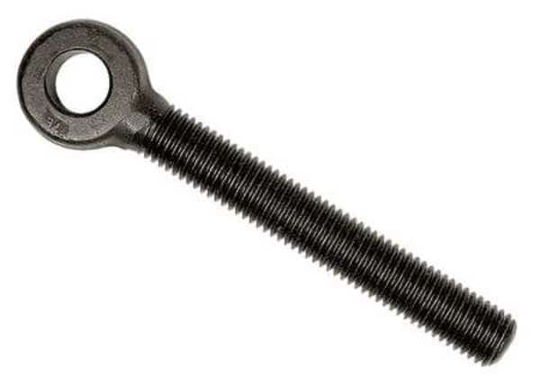 Rod End, Steel, Black Oxide, 1/2"-13 Thrd Sz, 6 in Thrd Lg, 6 in Overall Lg