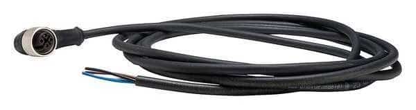 Cordset, 16.4 ft., Black, 250VAC/300VDC