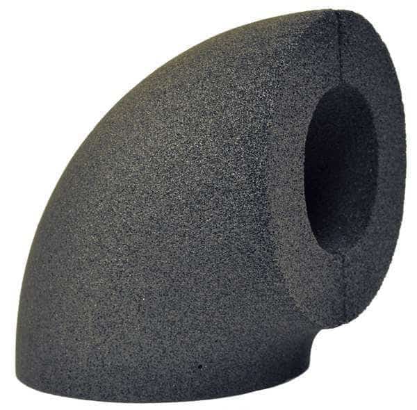 3-1/2" Closed Cell Glass Elbow Pipe Fitting Insulation, 2" Wall