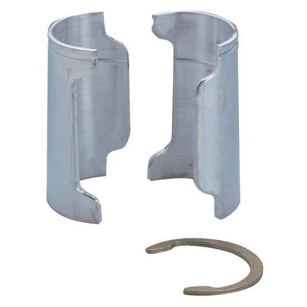 Shelf Split Sleeve, Aluminum, 4PK