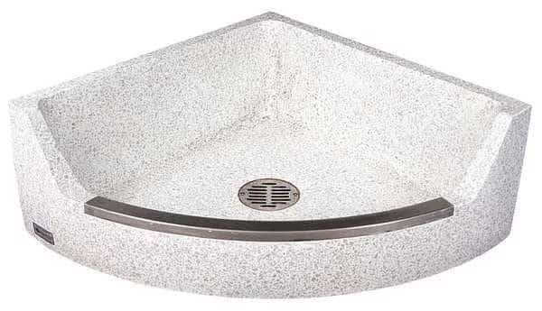 Corner Mop Sink 24 in x 24 in, 1, Terrazzo