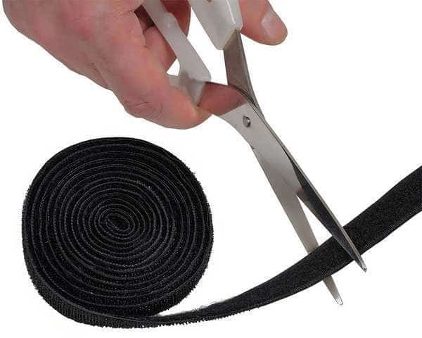 Cable Tie, 4 ft L, Variable Max Bundle Dia., Black, Nylon, 22 lb Strength