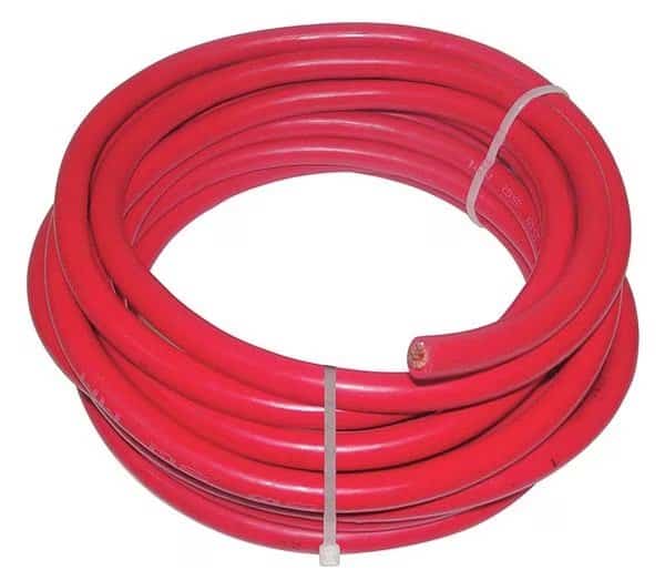 Welding Cable,4/0,Neoprene,Red,25ft, Mfr#: 19YE43, WESTWARD