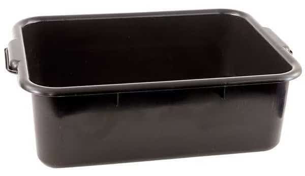 Bus Tub,Polypropylene,Black, Mfr#: BT7BK, CRESTWARE