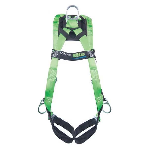 Duraflex Python(R) Ultra Full Body Harness, 3XL, 400 lb., Quick-Connect Chest/ Back, Hips D-Ring