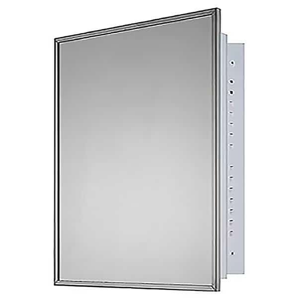 24" x 30" Deluxe Recessed Mounted SS Framed Medicine Cabinet, KETCHAM, Mfr# 190