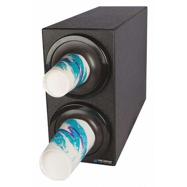 Bev Dispenser Cabinet, Blk Trim Rings