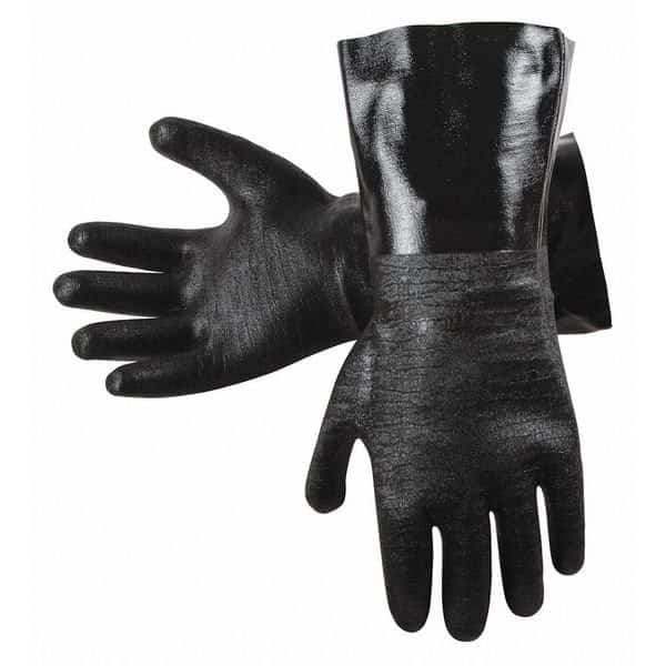 Chemical Resistant Gloves, Neoprene, 14 in L, Universal, 1 PR