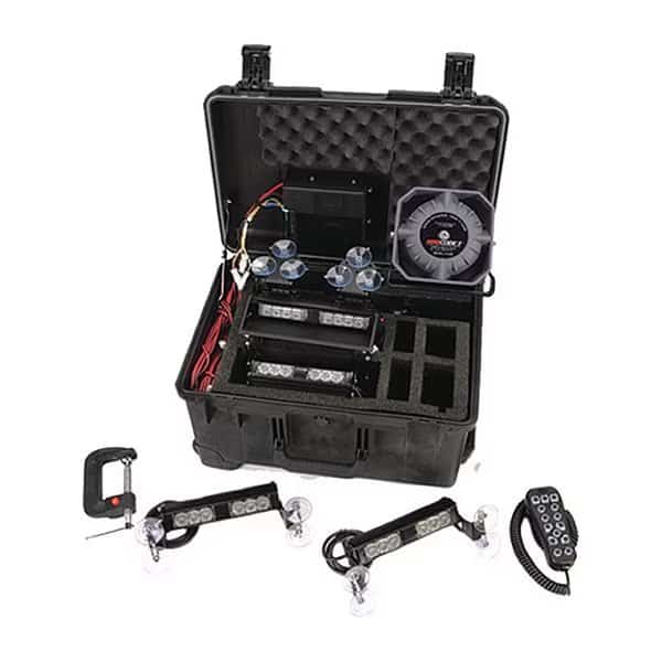 Portable Self Contend Light/Siren Kit, H2 Convert