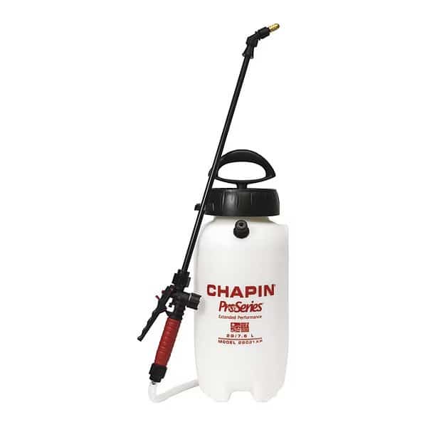 2 gal Handheld Sprayer, Poly, 48 in L Hose, Shower/ Jet Nozzle Spray Pattern