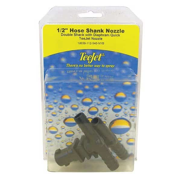 Double Hose Shank Nozzle,1/2", Mfr#: PK-18639-112-540-NYB-2, TEEJET