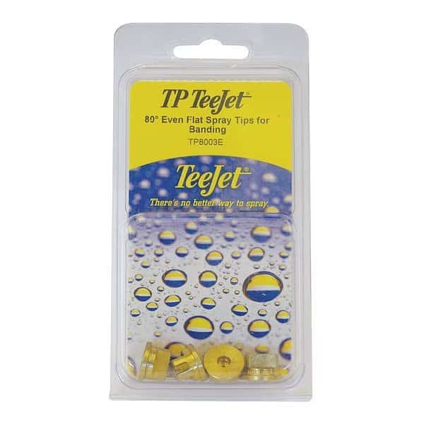 Even Flat Spray Tip, 80 Deg, PK4, TEEJET, Mfr# PK-TP8003E