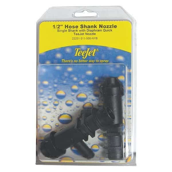 Hose Shank Nozzle, 1/2", PK2