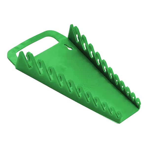 Wrench Rack, 15 Slot, 7-2/5 In. W, Green