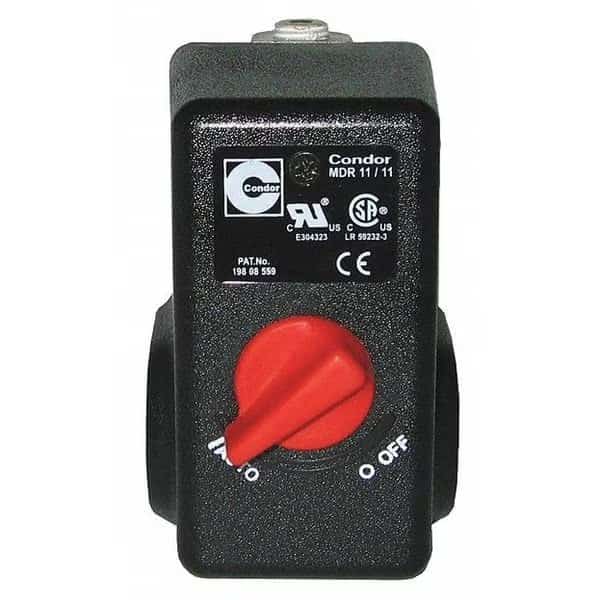 Pressure Switch, 100-130 psi, 4 Port, POWERMATE, Mfr# 034-0197RP