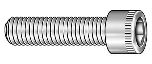 M16-2.00 Socket Head Cap Screw, Socket, Black Oxide Alloy Steel, 50 mm Length, 25 PK