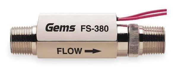 3/8" MNPT SPST NO Liquid Flow Switch 0.25 gpm