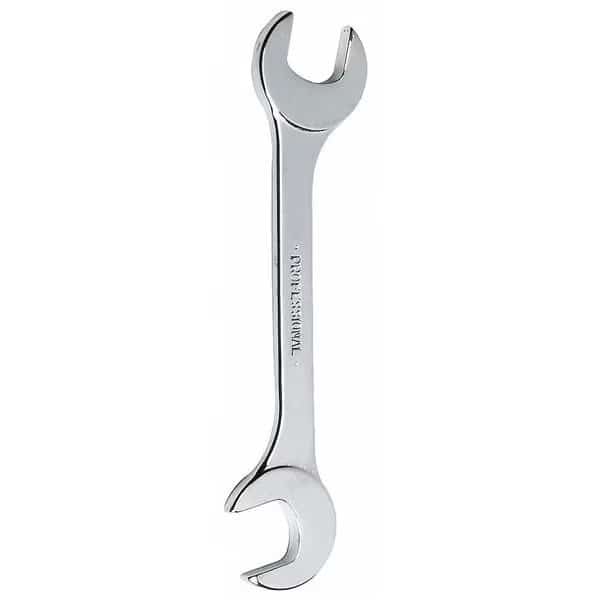 Short Satin Angle Open-End Wrench - 5/8"