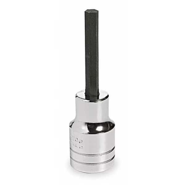 1/2 in Drive Hex Socket Bit Metric 8 mm Tip, 3 1/4 in L