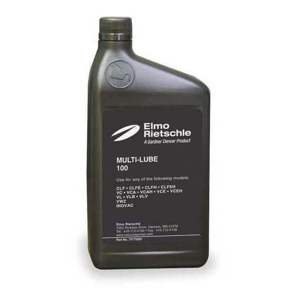 Vacuum Pump Oil, 1 qt, Bottle, Mfr#: 75175001, ELMO RIETSCHLE