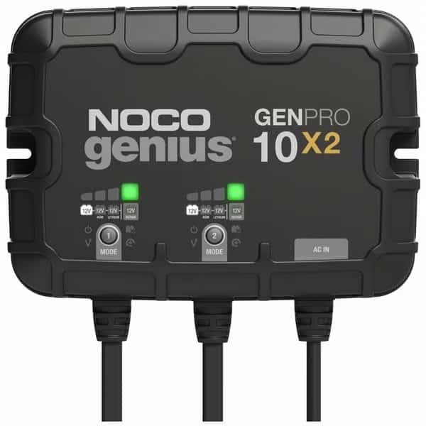 Battery Charger, 20 A Input, 6 ft L Cable
