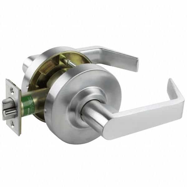 Lever Lockset, Zinc, Mechanical, Passage