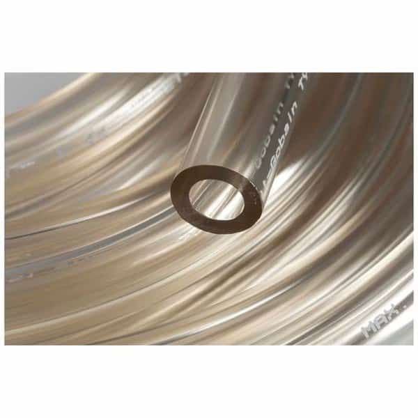 PEX Tubing, Clear, 4 in, 19 psi, 10 ft, 165F