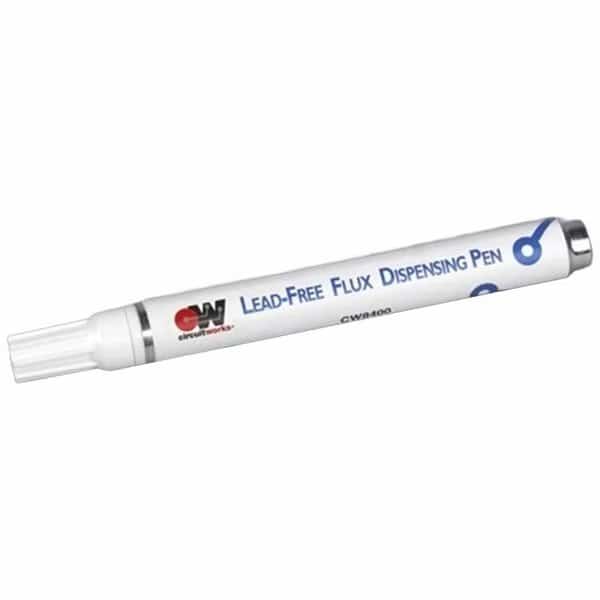 Pen Dispenser, 5-1/2In., Sliver, Flux, CHEMTRONICS, Mfr# CW8400