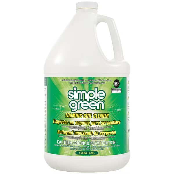 Foaming Coil Cleaner, 1 gal Jug, Clear