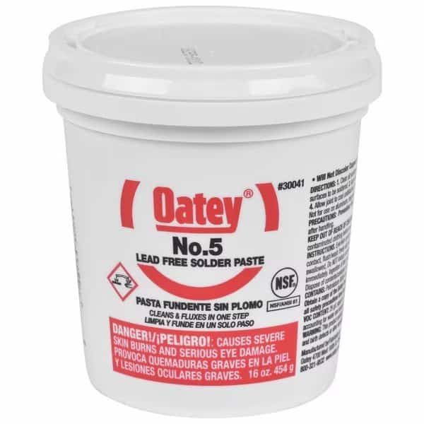 Paste Flux, Solder, Jar, 16 oz.