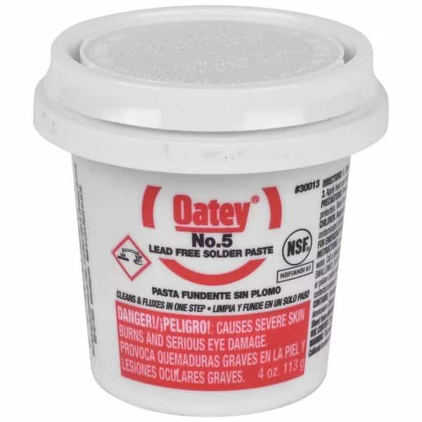 OATEY 4oz Jar Solder Paste, Mfr#: 30013, OATEY