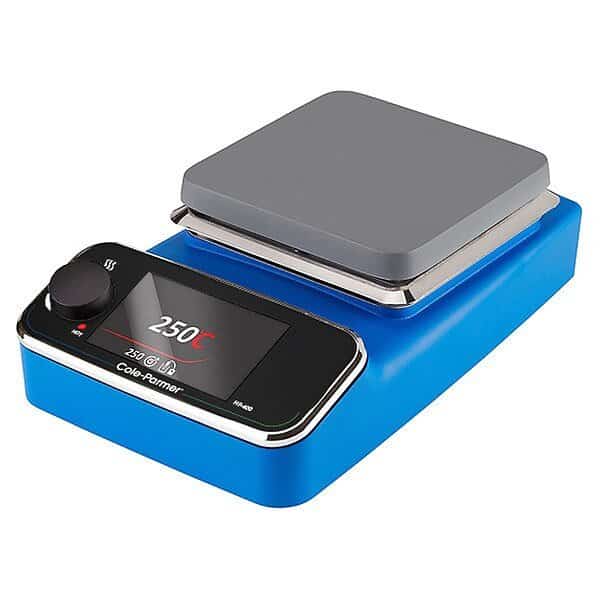 Hot Plate, Digital, Aluminum, Square, 230V