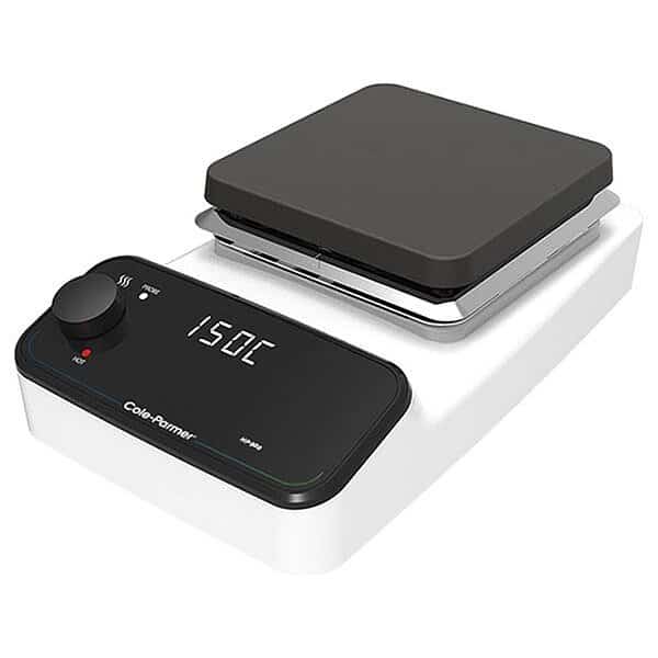 Hot Plate, Digital, Aluminum, Square, 230V