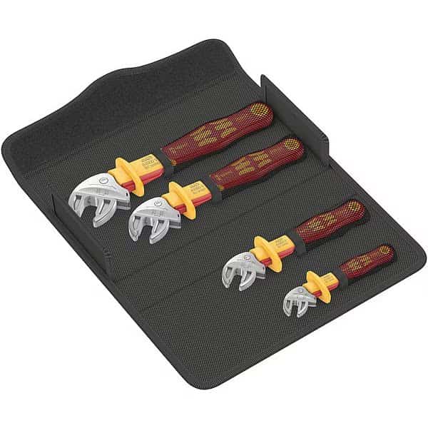 Spanner Wrench Set, Steel, Insulated Grip