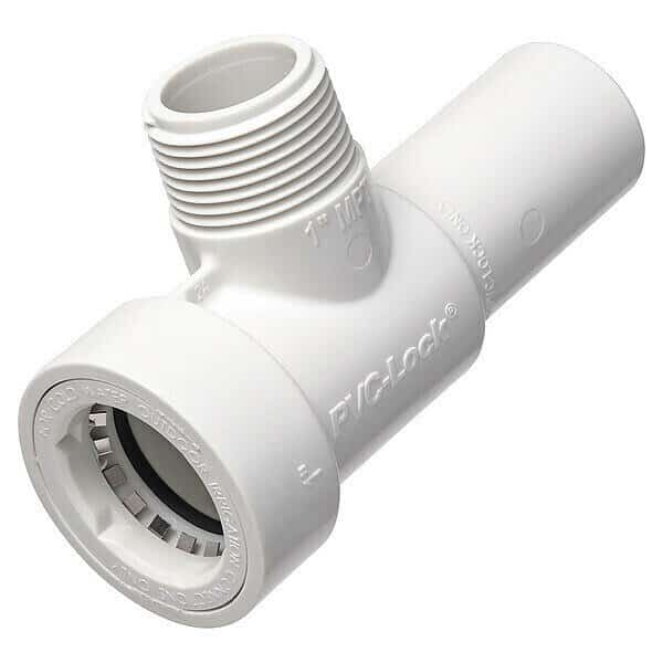 Manifold Tee, 1" SPG x 1" SOC x 1" MPT