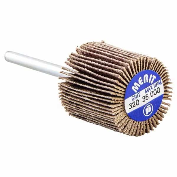 Flap Wheel, Aluminum Oxide, 3/4" dia, Merit, Mfr#: 08834137595