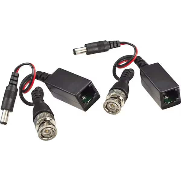 CCTV Balun, Video/Power w/Female P, PR